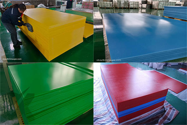 colored HDPE plastic sheets 4x8